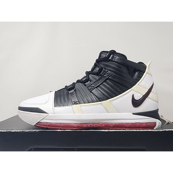 2005 Nike Zoom LeBron 3 OG HOME 312147-101 Size 12 - Picture 3 of 15
